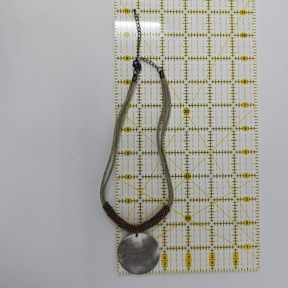 Lia Sophia Gray and Brown Necklace - Picture 9 of 11